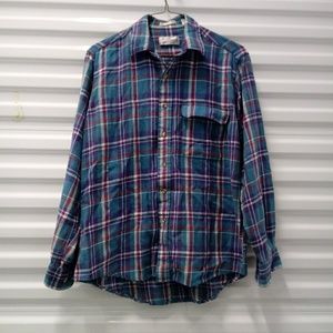 Sears Roebucks & Co.Vintage Plaid Shirt Large Tall